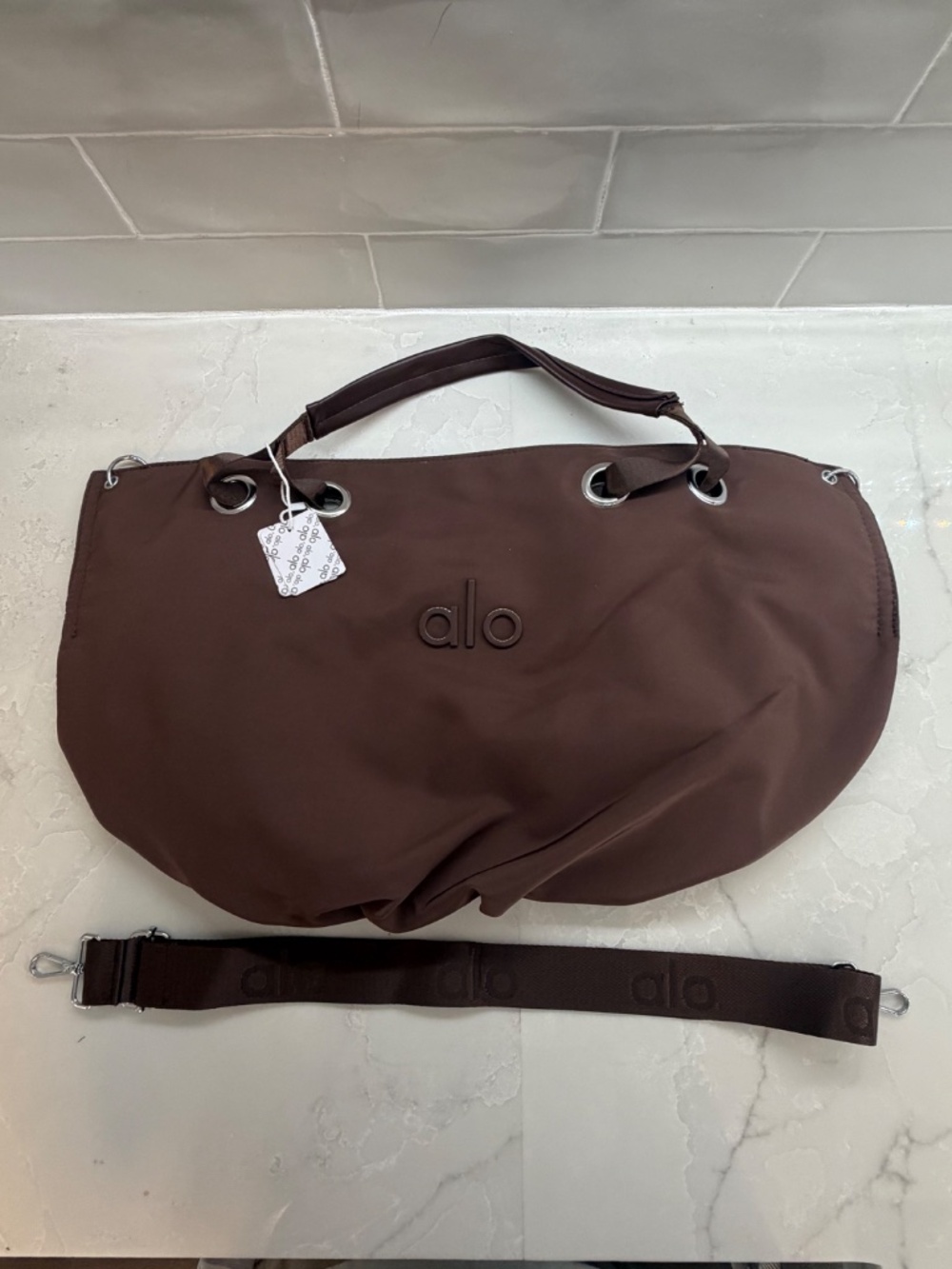 Alo Bag Large 12 inches tall 22 inches wide